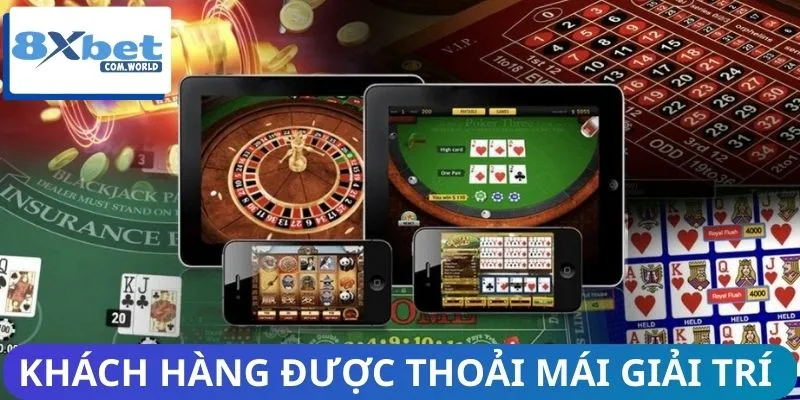 Khách hàng được thoải mái giải trí với nhiều nền tảng